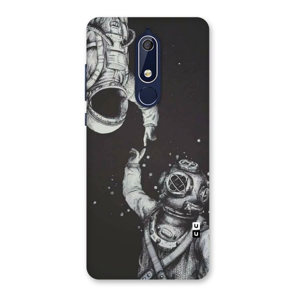 Space Meeting Back Case for Nokia 5.1