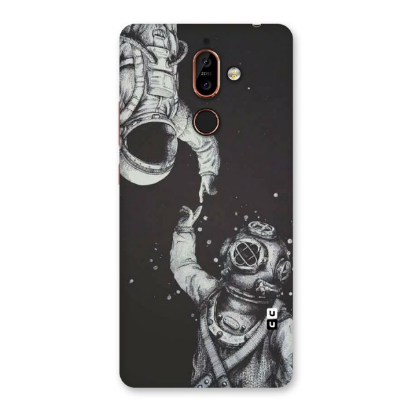 Space Meeting Back Case for Nokia 7 Plus