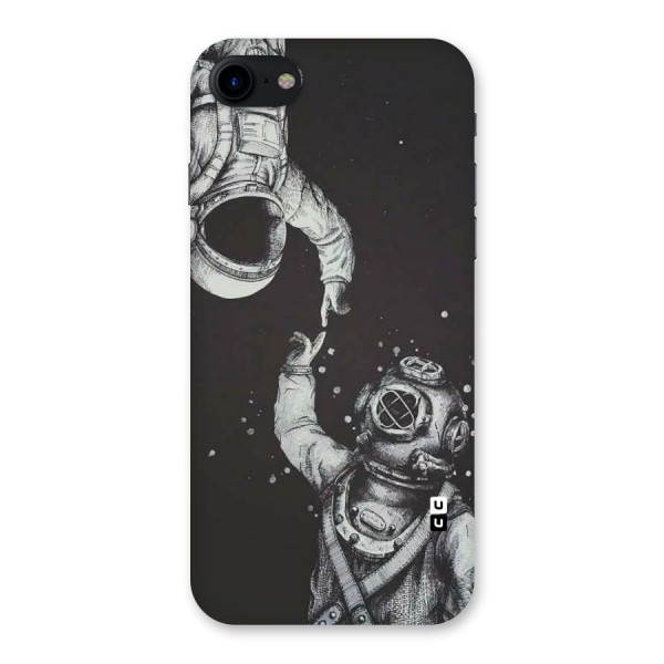 Space Meeting Back Case for iPhone SE 2020