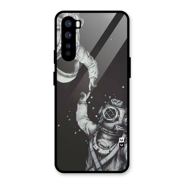 Space Meeting Glass Back Case for OnePlus Nord