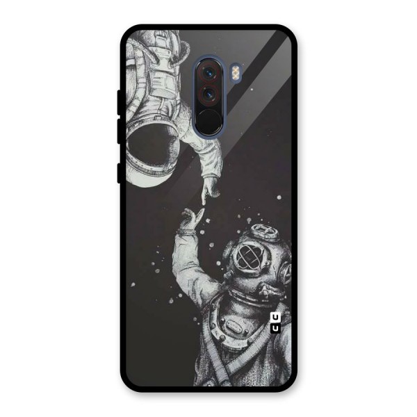 Space Meeting Glass Back Case for Poco F1