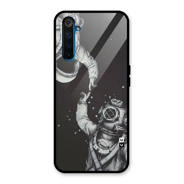 Space Meeting Glass Back Case for Realme 6 Pro