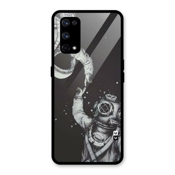 Space Meeting Glass Back Case for Realme X7 Pro