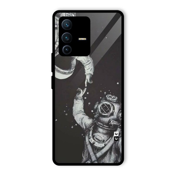 Space Meeting Glass Back Case for Vivo V23 Pro