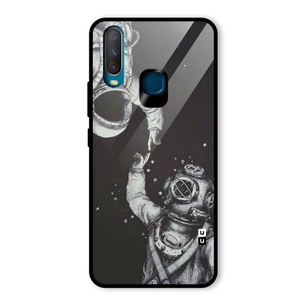 Space Meeting Glass Back Case for Vivo Y17