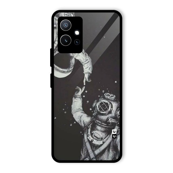 Space Meeting Glass Back Case for Vivo iQOO Z6