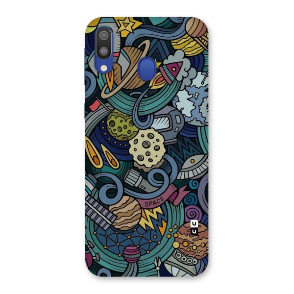 Space Pattern Blue Back Case for Galaxy M20