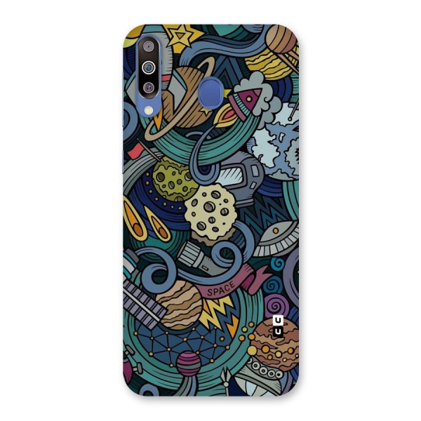 Space Pattern Blue Back Case for Galaxy M30