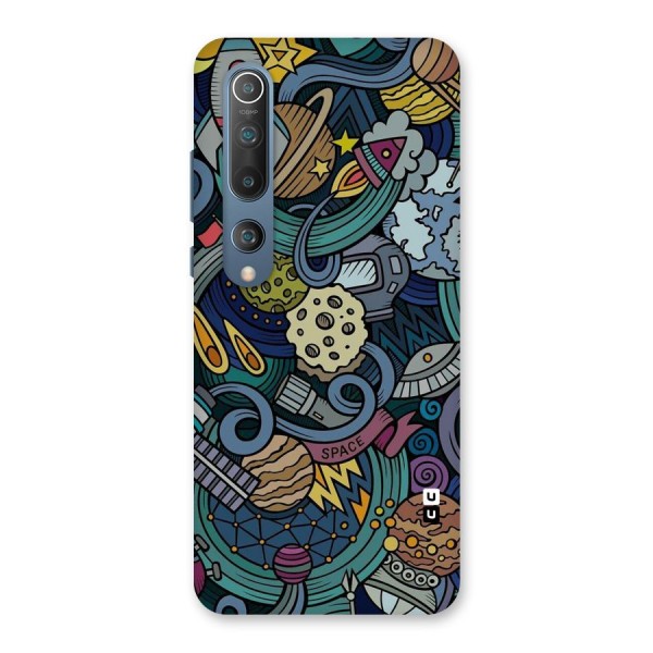 Space Pattern Blue Back Case for Mi 10