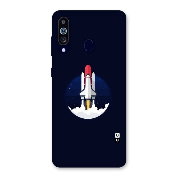 Space Rocket Minimal Back Case for Galaxy A60