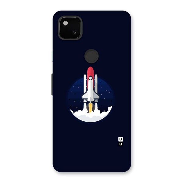 Space Rocket Minimal Back Case for Google Pixel 4a