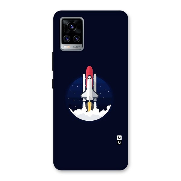 Space Rocket Minimal Back Case for Vivo V20 Pro