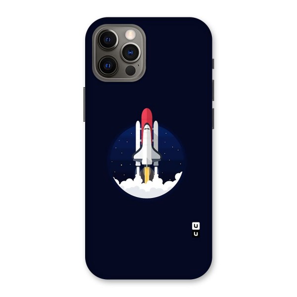 Space Rocket Minimal Back Case for iPhone 12 Pro