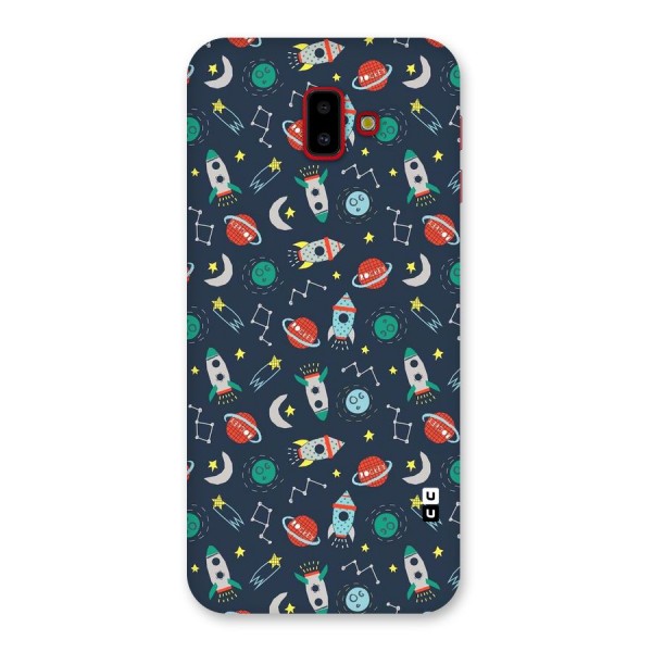 Space Rocket Pattern Back Case for Galaxy J6 Plus