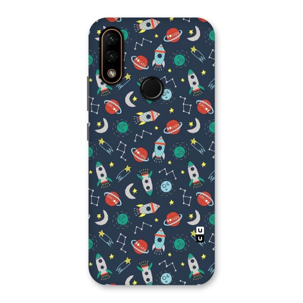 Space Rocket Pattern Back Case for Lenovo A6 Note