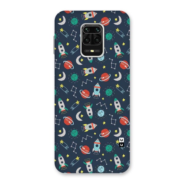 Space Rocket Pattern Back Case for Poco M2 Pro