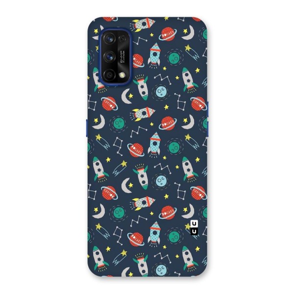 Space Rocket Pattern Back Case for Realme 7 Pro