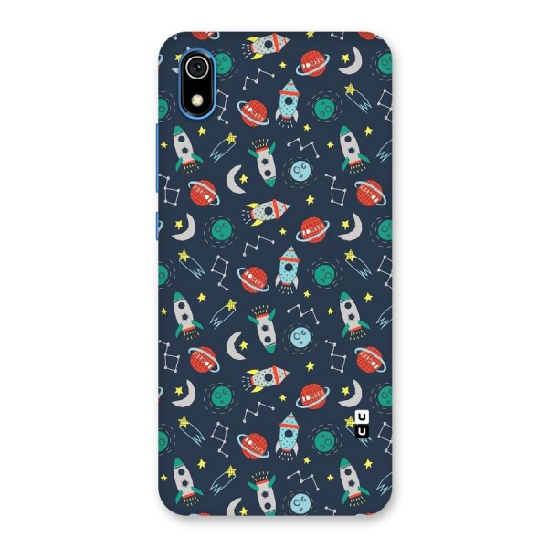 Space Rocket Pattern Back Case for Redmi 7A