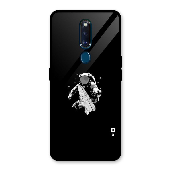 Space Shoe Glass Back Case for Oppo F11 Pro