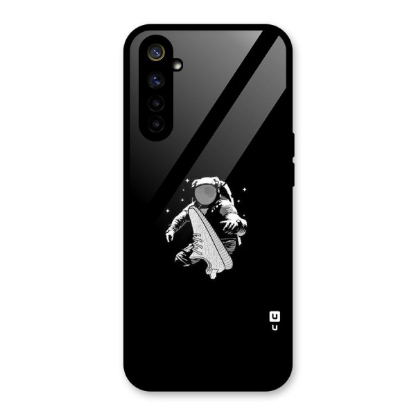 Space Shoe Glass Back Case for Realme 6