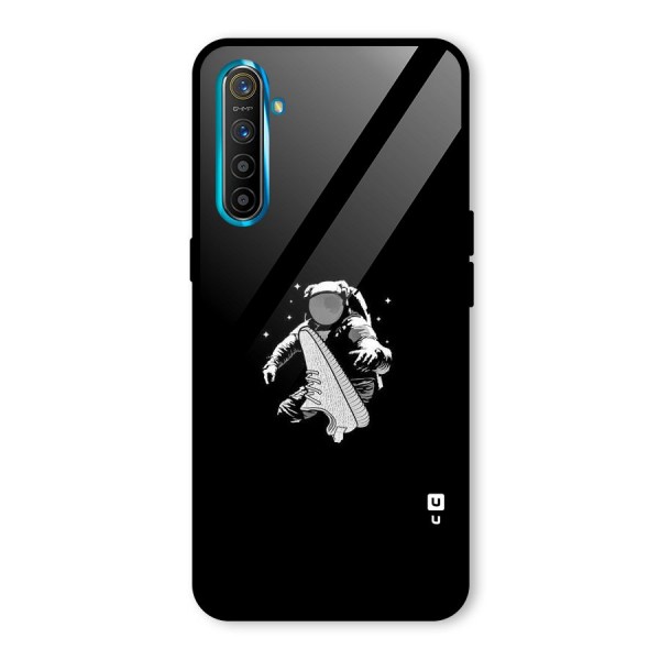 Space Shoe Glass Back Case for Realme XT