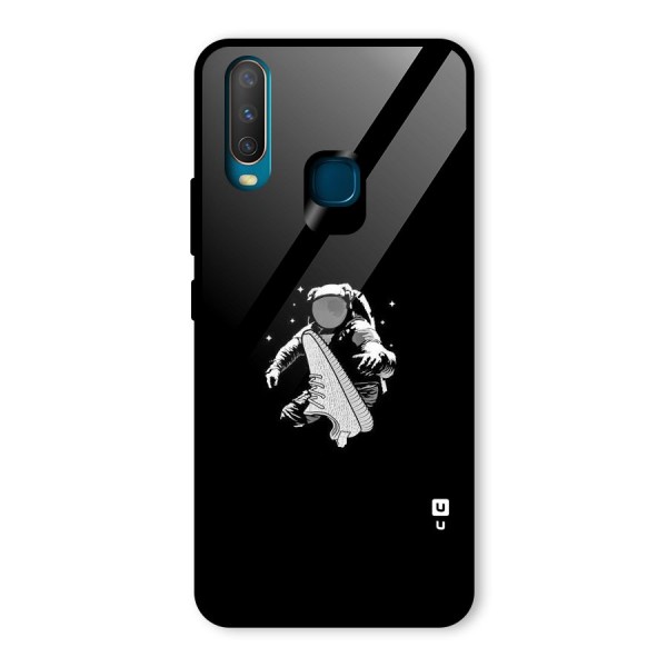 Space Shoe Glass Back Case for Vivo Y17