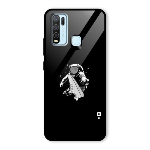 Space Shoe Glass Back Case for Vivo Y50