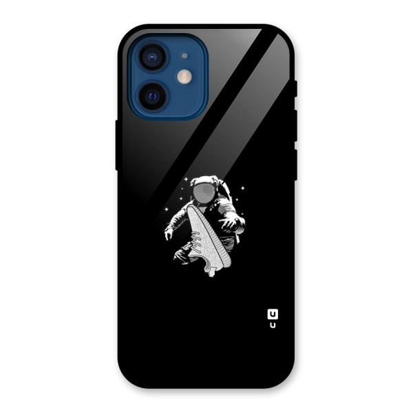 Space Shoe Glass Back Case for iPhone 12 Mini