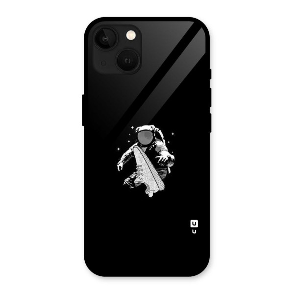 Space Shoe Glass Back Case for iPhone 13