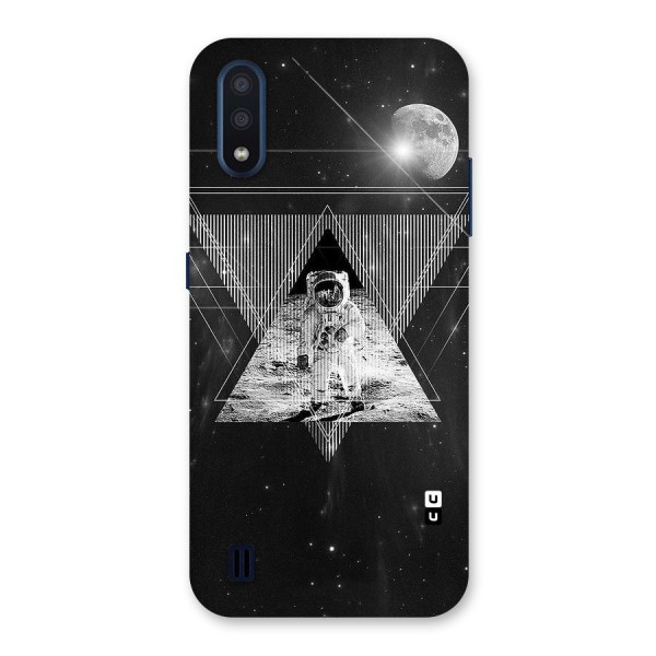 Space Triangle Abstract Back Case for Galaxy M01