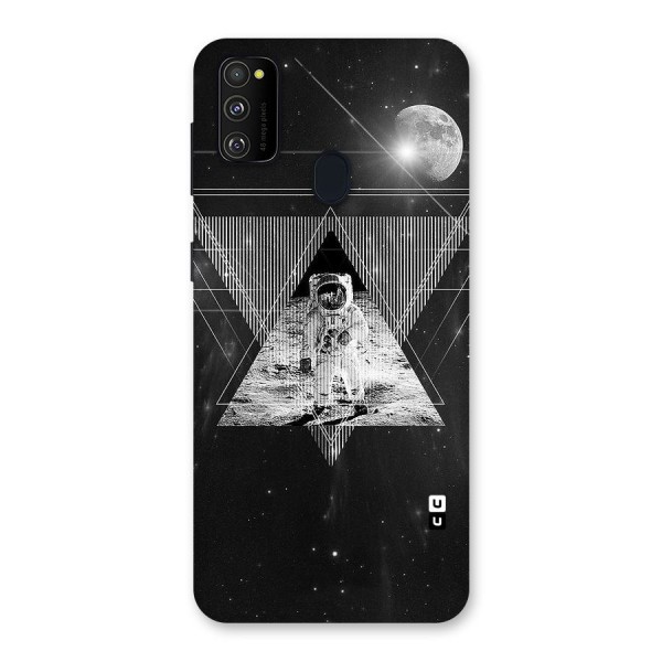 Space Triangle Abstract Back Case for Galaxy M21