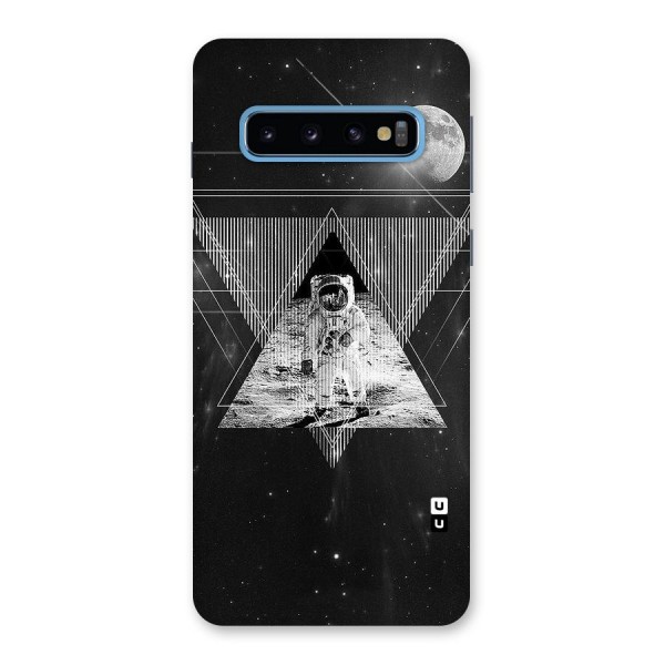 Space Triangle Abstract Back Case for Galaxy S10