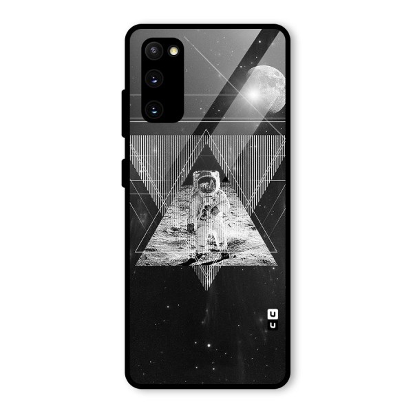 Space Triangle Abstract Glass Back Case for Galaxy S20 FE 5G