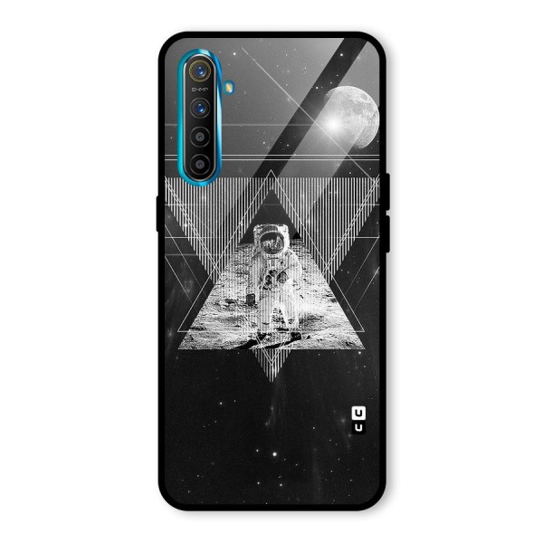 Space Triangle Abstract Glass Back Case for Realme XT