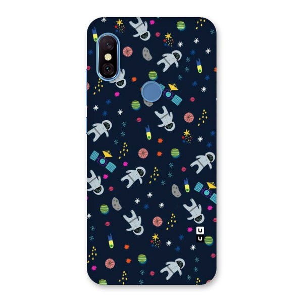 Spaceman Dance Back Case for Redmi Note 6 Pro