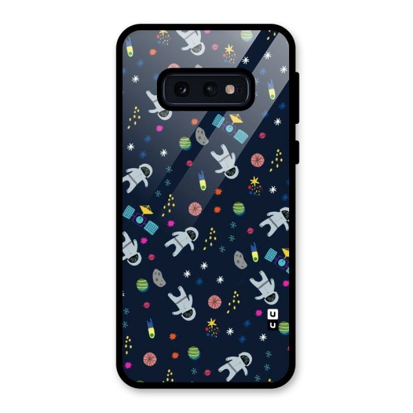 Spaceman Dance Glass Back Case for Galaxy S10e