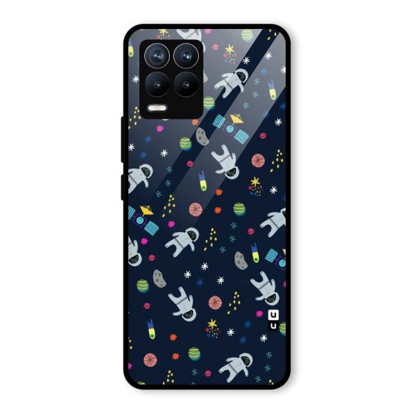 Spaceman Dance Glass Back Case for Realme 8 Pro