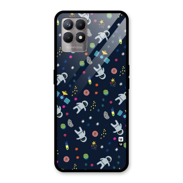 Spaceman Dance Glass Back Case for Realme 8i