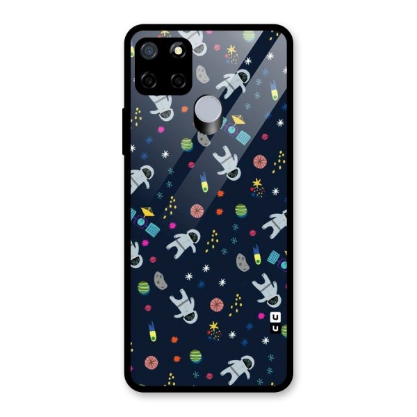 Spaceman Dance Glass Back Case for Realme C15