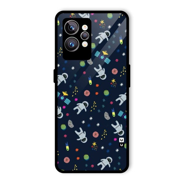 Spaceman Dance Glass Back Case for Realme GT2 Pro