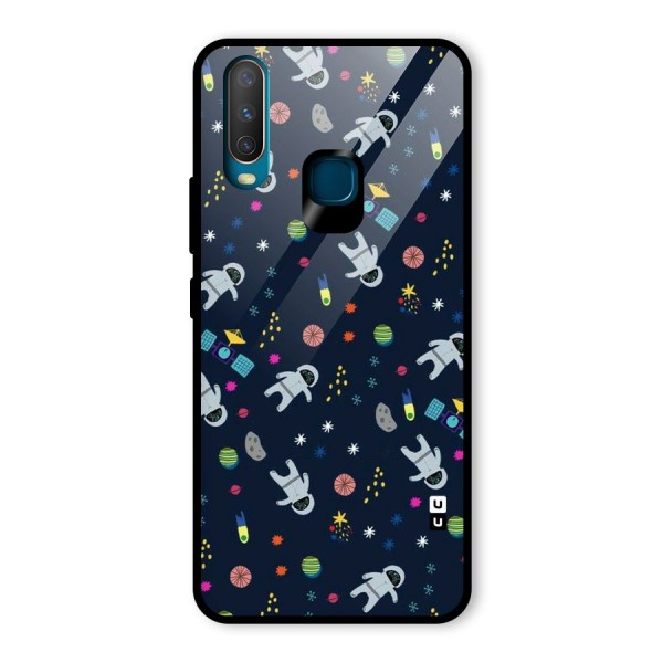 Spaceman Dance Glass Back Case for Vivo Y12