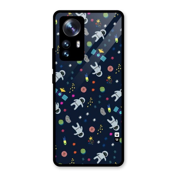 Spaceman Dance Glass Back Case for Xiaomi 12 Pro