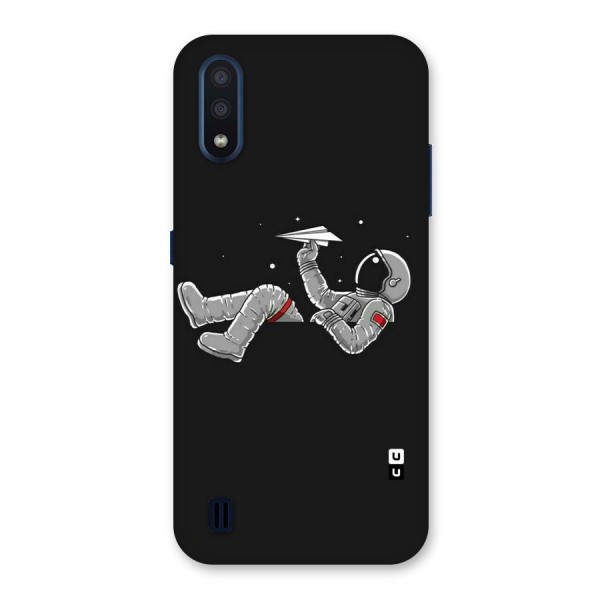 Spaceman Flying Back Case for Galaxy M01