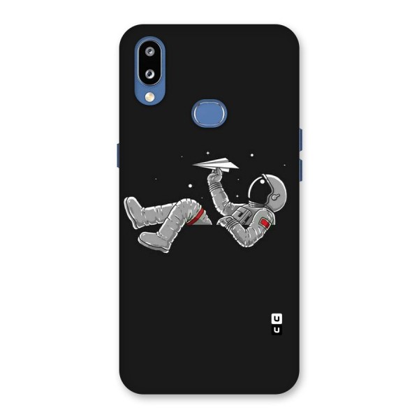 Spaceman Flying Back Case for Galaxy M01s