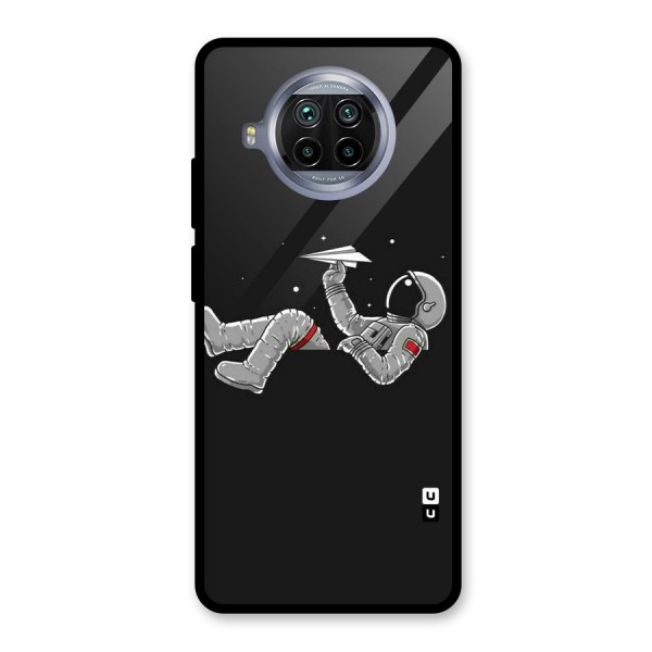 Spaceman Flying Glass Back Case for Mi 10i