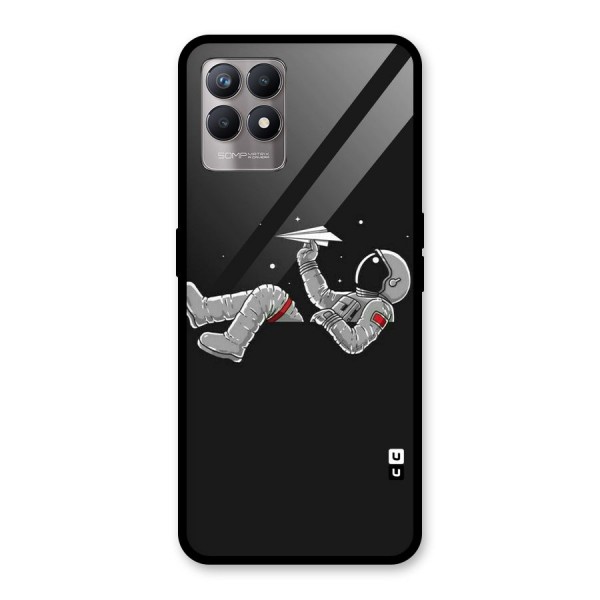 Spaceman Flying Glass Back Case for Realme 8i