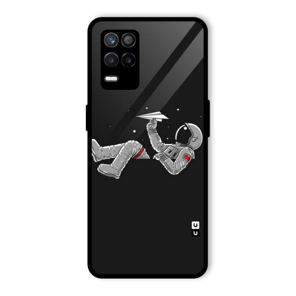 Spaceman Flying Glass Back Case for Realme 9 5G