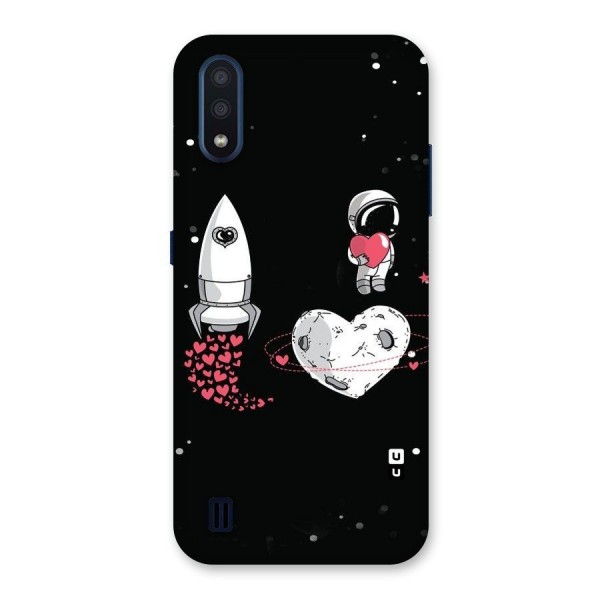 Spaceman Love Back Case for Galaxy M01