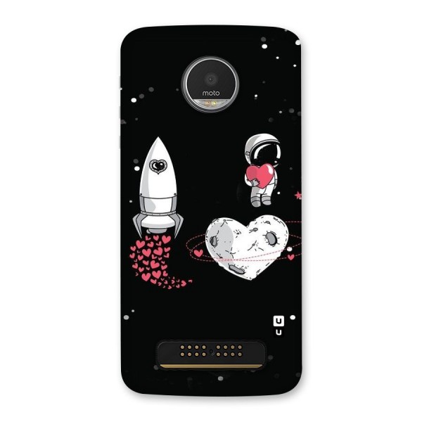 Spaceman Love Back Case for Moto Z Play