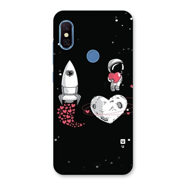 Spaceman Love Back Case for Redmi Note 6 Pro